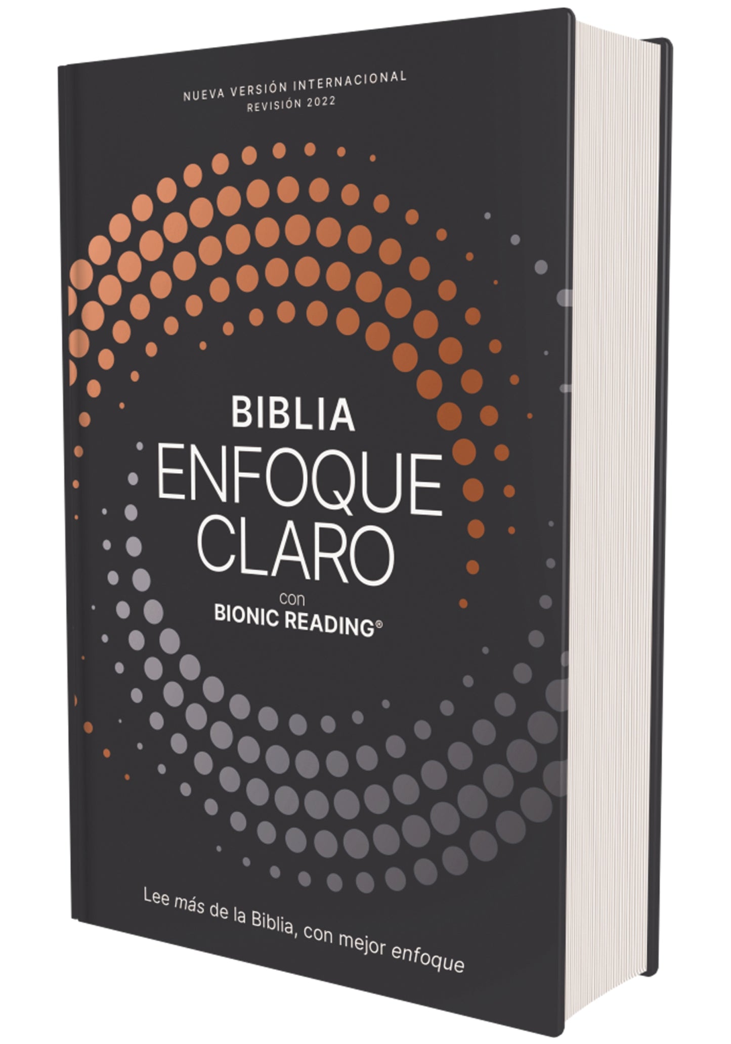 NVI, Biblia enfoque claro, Revisión 2022, Tapa dura, Gris/Cobre