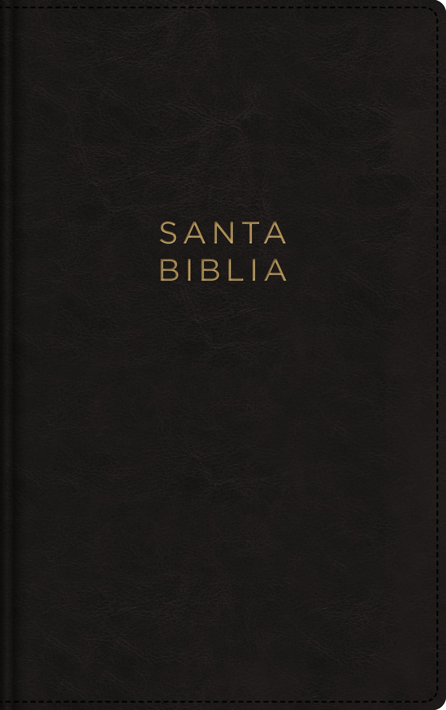 NBLA, Santa Biblia, Ultrafina, Letra grande, Tamaño manual, Leathersoft, Negro, Palabras de Jesús en rojo, con cierre