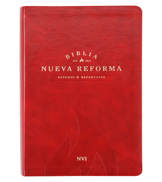 Biblia NVI Nueva Reforma, Cuero Italiano Roja