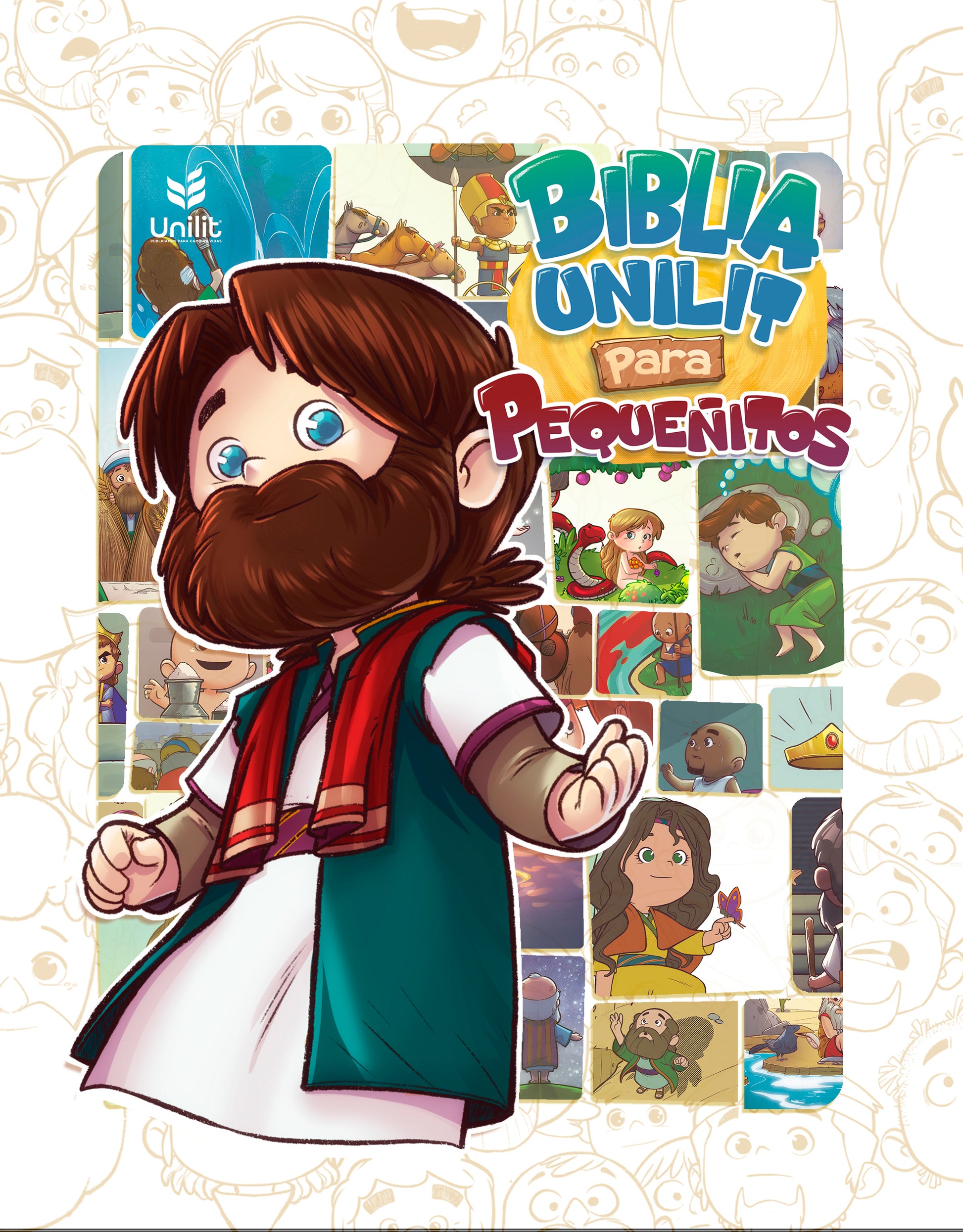 Biblia Unilit Para Pequeñitos | Historias Bíblicas Ilustradas (3 a 5 años)  | Edición en Español